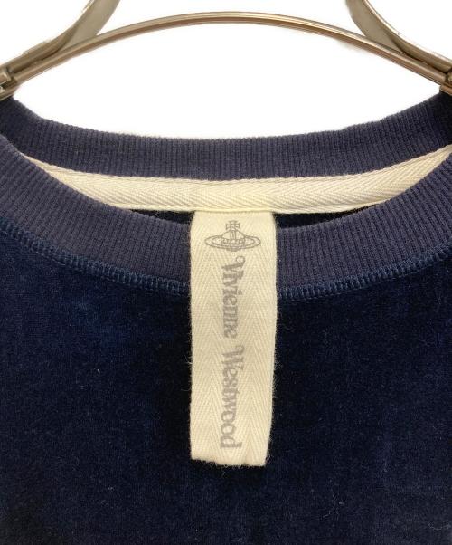 Vivienne Westwood（ヴィヴィアンウエストウッド）Vivienne Westwood (ヴィヴィアンウエストウッド) セットアップベロアスウェット ネイビー サイズ:Mの古着・服飾アイテム