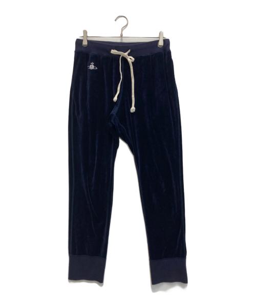 Vivienne Westwood（ヴィヴィアンウエストウッド）Vivienne Westwood (ヴィヴィアンウエストウッド) セットアップベロアスウェット ネイビー サイズ:Mの古着・服飾アイテム
