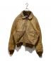 Schott（ショット）の古着「Ｇ-2 レザージャケット」｜ベージュ