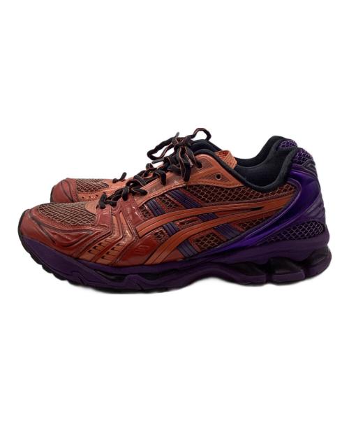 asics（アシックス）asics (アシックス) KIKO KOSTADINOV (キコ・コスタディノフ) gel-kayano 14 パープル×オレンジ サイズ:28の古着・服飾アイテム