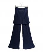 LOEWEロエベ）の古着「Knit Trousers/ニット トラウザー/S540Y1MK01」｜ネイビー