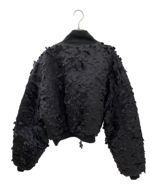 ALPHA INDUSTRIES（アルファインダストリーズ）ALPHA INDUSTRIES (アルファインダストリーズ) CECILIE BAHNSEN (セシリーバンセン) ALPHA X CB MA-1 JACKET ブラック サイズ:XLの古着・服飾アイテム