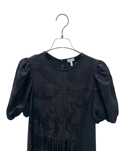 LOEWE（ロエベ）LOEWE (ロエベ) Weave Balloon Dress ブラック サイズ:36の古着・服飾アイテム