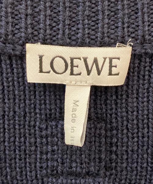 LOEWE（ロエベ）LOEWE (ロエベ) ウールセーター ネイビー サイズ:Lの古着・服飾アイテム