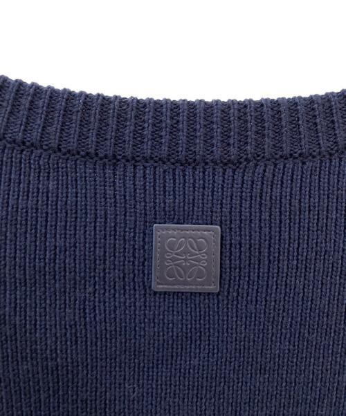 LOEWE（ロエベ）LOEWE (ロエベ) ウールセーター ネイビー サイズ:Lの古着・服飾アイテム