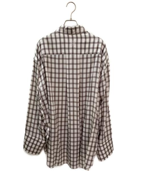 LOEWE（ロエベ）LOEWE (ロエベ) チェックシルクシャツ サイズ:42の古着・服飾アイテム