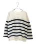HERMES（エルメス）の古着「Chaine d'Ancre Striped Knit Sweater/シェーヌダンクルボーダーニット/3E2624D2」｜ホワイト×ネイビー