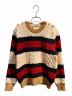 GUCCI（グッチ）の古着「ボーダーニット」｜オフホワイト