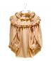 Chloe (クロエ) オーバーサイズ ラッフル トップ ブラウス/Oversized ruffle top/CH25WHT1400528540 Sand Brown サイズ:40：140000円