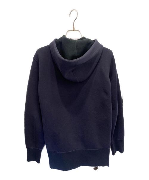 sacai（サカイ）sacai (サカイ) ジップパーカー ネイビー サイズ:2の古着・服飾アイテム