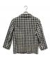 Vivienne Westwood RED LABEL (ヴィヴィアンウエストウッドレッドレーベル) 綿麻ギンガムチェックダブルブレストジャケット ブラック サイズ:02：23000円