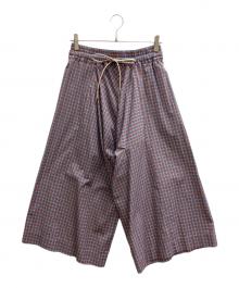 Vivienne Westwood RED LABEL（ヴィヴィアンウエストウッドレッドレーベル）の古着「チェックサルエルパンツ」｜ライトブルー