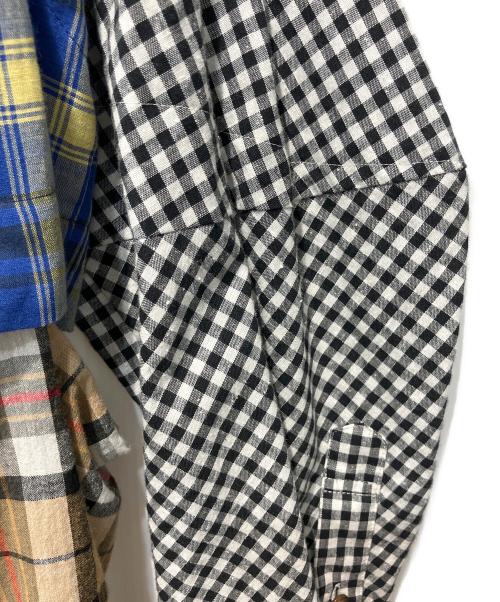 Vivienne Westwood RED LABEL（ヴィヴィアンウエストウッドレッドレーベル）Vivienne Westwood RED LABEL (ヴィヴィアンウエストウッドレッドレーベル) トリプルチェックブロッキングディタッチャブルシャツ ブルー サイズ:00の古着・服飾アイテム