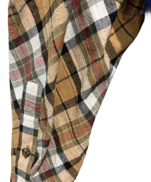 Vivienne Westwood RED LABEL（ヴィヴィアンウエストウッドレッドレーベル）Vivienne Westwood RED LABEL (ヴィヴィアンウエストウッドレッドレーベル) トリプルチェックブロッキングディタッチャブルシャツ ブルー サイズ:00の古着・服飾アイテム