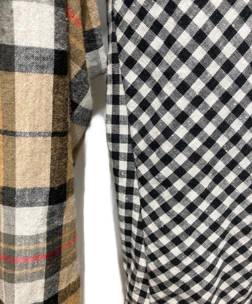 Vivienne Westwood RED LABEL（ヴィヴィアンウエストウッドレッドレーベル）Vivienne Westwood RED LABEL (ヴィヴィアンウエストウッドレッドレーベル) トリプルチェックブロッキングディタッチャブルシャツ ブルー サイズ:00の古着・服飾アイテム