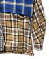 中古・古着 Vivienne Westwood RED LABEL (ヴィヴィアンウエストウッドレッドレーベル) トリプルチェックブロッキングディタッチャブルシャツ ブルー サイズ:00：18000円