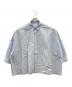 Plage（プラージュ）の古着「Typewrter Poncho シャツ　26年モデル」｜ブルー