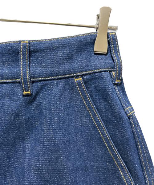 patou（パトゥ）patou (パトゥ) オーガニックコットンデニム ワイドパンツ/TR0390008602D インディゴ サイズ:38の古着・服飾アイテム