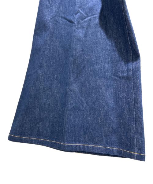 patou（パトゥ）patou (パトゥ) オーガニックコットンデニム ワイドパンツ/TR0390008602D インディゴ サイズ:38の古着・服飾アイテム