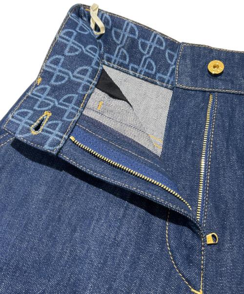 patou（パトゥ）patou (パトゥ) オーガニックコットンデニム ワイドパンツ/TR0390008602D インディゴ サイズ:38の古着・服飾アイテム