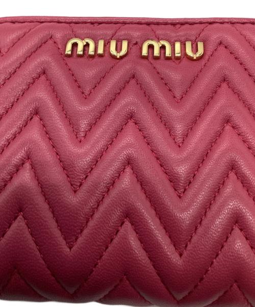 MIU MIU（ミュウミュウ）MIU MIU (ミュウミュウ) コインケース ピンク サイズ:記載なしの古着・服飾アイテム