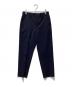 SOPHNET.（ソフネット）の古着「WOOL TROPICAL SHIRRING SLIM-FIT SLACKS」｜ネイビー