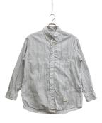 SEQUELシークエル）の古着「FLYFRONT SHIRT」｜ブルー