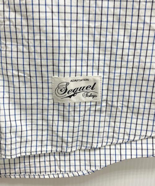 SEQUEL（シークエル）SEQUEL (シークエル) FLYFRONT SHIRT ブルー サイズ:Sの古着・服飾アイテム