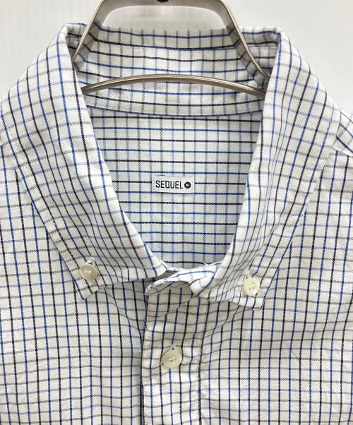SEQUEL（シークエル）SEQUEL (シークエル) FLYFRONT SHIRT ブルー サイズ:Sの古着・服飾アイテム