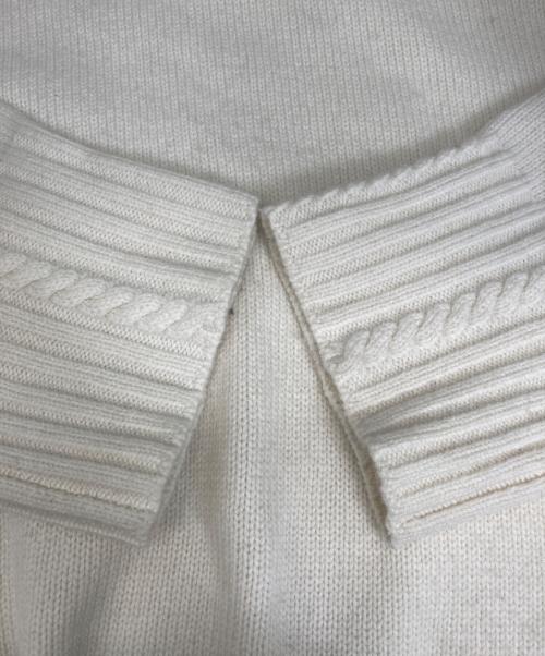 theory luxe（セオリーリュクス）theory luxe (セオリーリュクス) Cashmere Andie Sweater ホワイト サイズ:40の古着・服飾アイテム