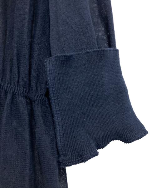 ADORE（アドーア）ADORE (アドーア) ティアードハイゲージシャーリングワンピース ネイビー サイズ:38の古着・服飾アイテム