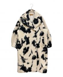 Ameri（アメリ）の古着「UND SHADOW FLOWER WOOL COAT」｜アイボリー