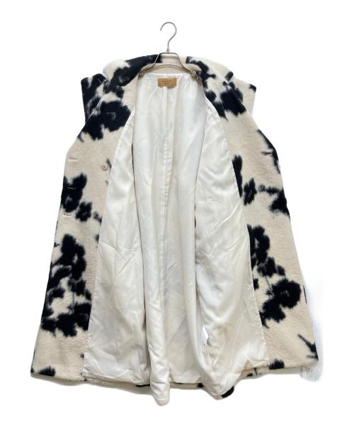 Ameri（アメリ）Ameri (アメリ) UND SHADOW FLOWER WOOL COAT アイボリー サイズ:Mの古着・服飾アイテム