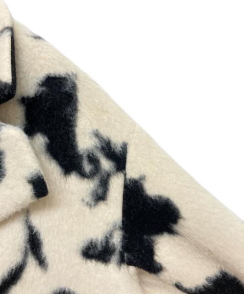 Ameri（アメリ）Ameri (アメリ) UND SHADOW FLOWER WOOL COAT アイボリー サイズ:Mの古着・服飾アイテム