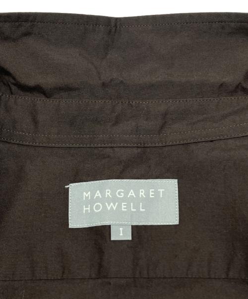 MARGARET HOWELL（マーガレットハウエル）MARGARET HOWELL (マーガレットハウエル) コットンシルクワンピース ブラウン サイズ:1の古着・服飾アイテム