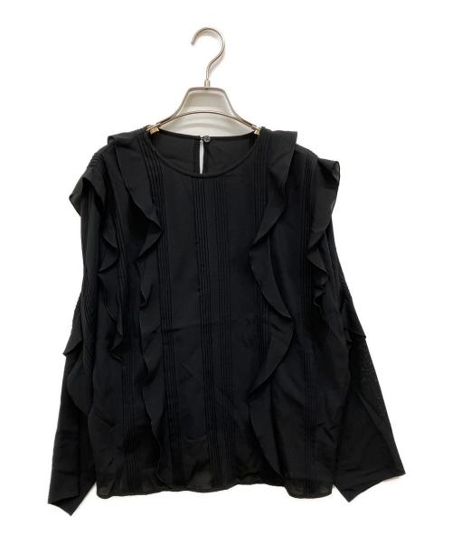 ADORE（アドーア）ADORE (アドーア) タンブラーローンブラウス ブラック サイズ:38の古着・服飾アイテム