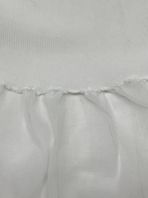 LE PHIL（ル フィル）LE PHIL (ル フィル) シアーフレアカーデ ホワイト サイズ:Ｆの古着・服飾アイテム