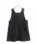 eunoiaユノイア）の古着「quilted side button dress」｜ブラック