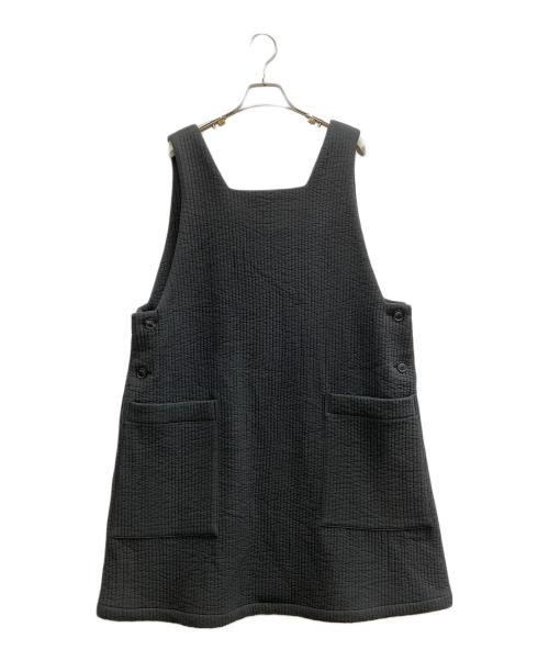 eunoia（ユノイア）eunoia (ユノイア) quilted side button dress ブラック サイズ:Freeの古着・服飾アイテム