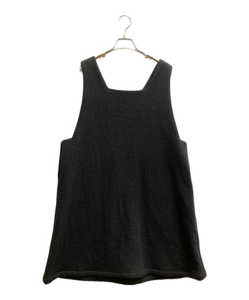 eunoia（ユノイア）eunoia (ユノイア) quilted side button dress ブラック サイズ:Freeの古着・服飾アイテム