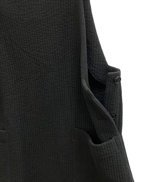 eunoia（ユノイア）eunoia (ユノイア) quilted side button dress ブラック サイズ:Freeの古着・服飾アイテム