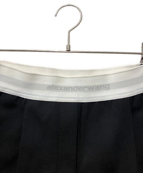 ALEXANDER WANG（アレキサンダー・ワン）ALEXANDER WANG (アレキサンダー・ワン) ロゴ ショートパンツ ブラック サイズ:2の古着・服飾アイテム