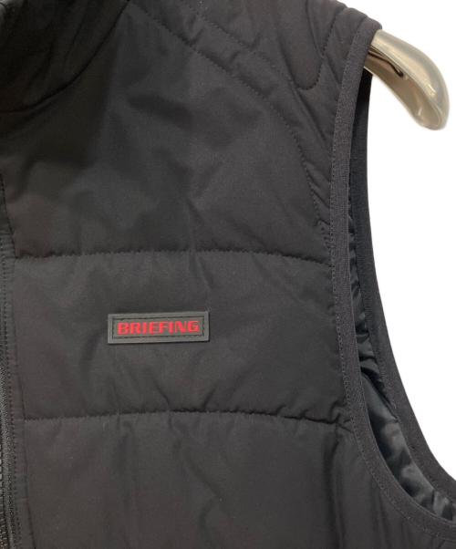 BRIEFING（ブリーフィング）BRIEFING (ブリーフィング) PADDED VEST ブラック サイズ:SIZE　Sの古着・服飾アイテム