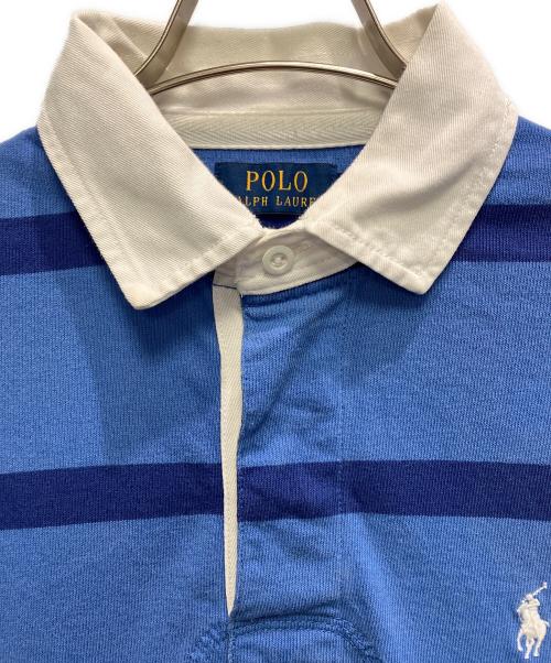 POLO RALPH LAUREN（ポロ・ラルフローレン）POLO RALPH LAUREN (ポロ・ラルフローレン) ラガーシャツ ブルー サイズ:Mの古着・服飾アイテム