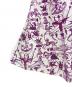 中古・古着 patou Organic Cotton Ruffle Sleeve Printed Maxi Dress/オーガニックコットン ラッフルスリーブ プリント マキシドレス/DR08701195041 ホワイト×パープル サイズ:36：20000円