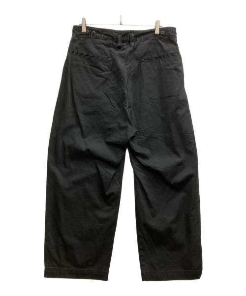 Porter Classic（ポータークラシック）Porter Classic (ポータークラシック) コットンワイドパンツ ブラック サイズ:Lの古着・服飾アイテム