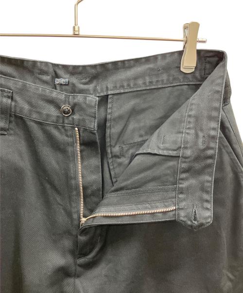 Porter Classic（ポータークラシック）Porter Classic (ポータークラシック) コットンワイドパンツ ブラック サイズ:Lの古着・服飾アイテム