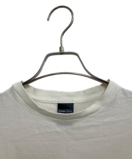 NUMBER (N)INE（ナンバーナイン）NUMBER (N)INE (ナンバーナイン) ベルトプリントTシャツ ホワイト サイズ:2の古着・服飾アイテム