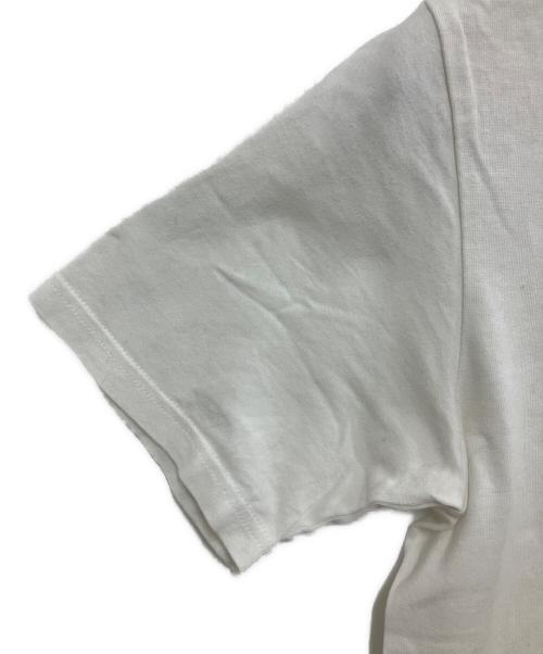 NUMBER (N)INE（ナンバーナイン）NUMBER (N)INE (ナンバーナイン) ベルトプリントTシャツ ホワイト サイズ:2の古着・服飾アイテム