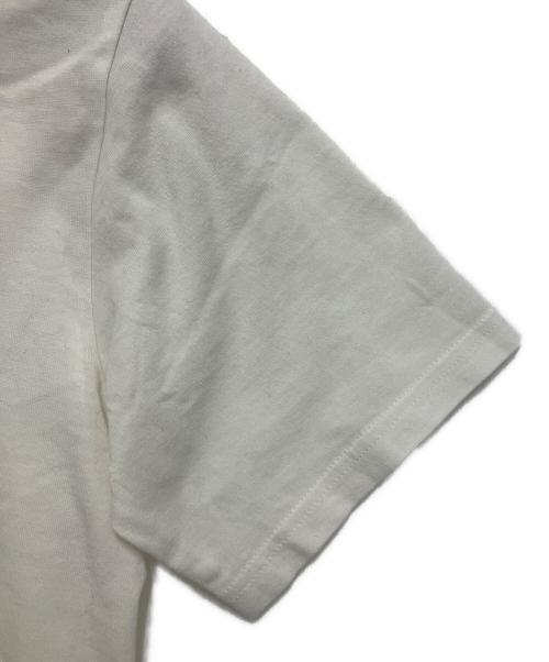 NUMBER (N)INE（ナンバーナイン）NUMBER (N)INE (ナンバーナイン) ベルトプリントTシャツ ホワイト サイズ:2の古着・服飾アイテム